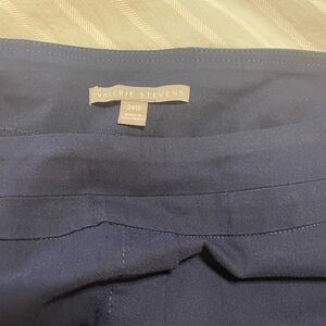 Valerie Stevens Navy Pants 24W Straight Leg